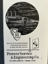 1957 Pioneer Service & Engineering Co. Power Plants Atomic Hydro Vtg Print Ad