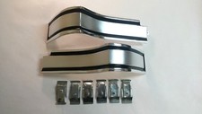 1965 Impala Caprice Rear Panel Trunk Quarter Wrap Corner Cove Trim Molding