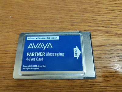 Avaya Partner Messaging 4 Port License Card for PMM R1 R6 R7 (700262462 ...