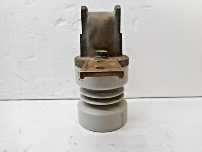 S&C, RUBBER COATED INSULATOR, W/ BRASS LUG, SND 146, 7-1/2'' X 4-3/8'' X 9-1/4''