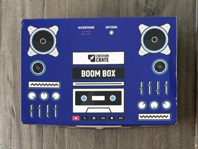 Creation Crate Challenger Project Boom Box STEM Kit Bluetooth Speaker, Ages 10+