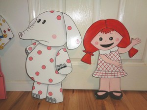 Doll and Elephant the Rudolph story Christmas lawn yard ...