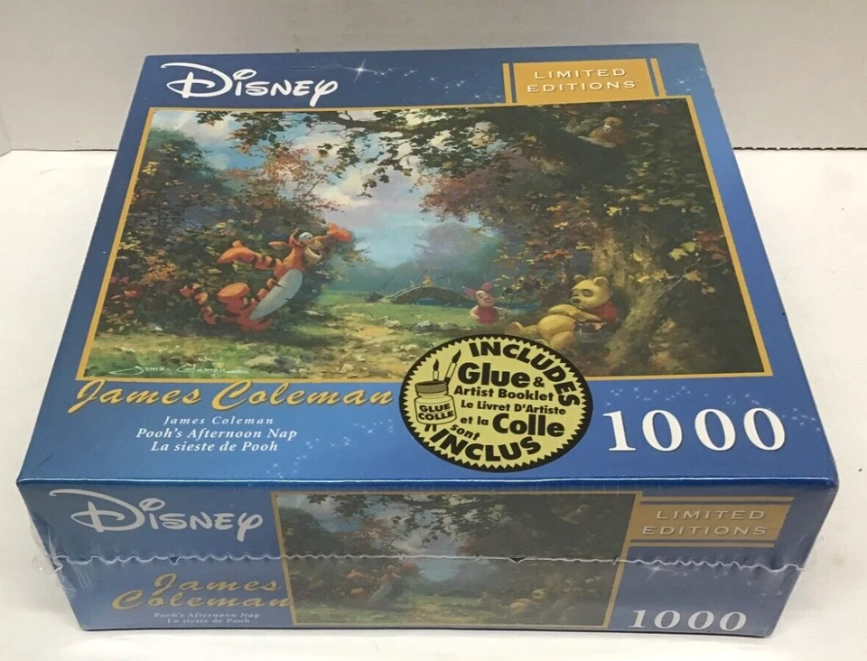Disney 2007 Limited Editions James Coleman Poohs Afternoon Nap 1000 Piece Puzzle - Image 4 of 4