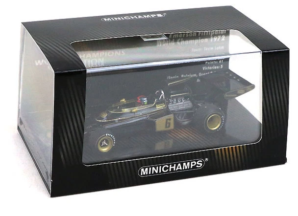 Minichamps Lotus Ford 72 #6 1972 World Champion - Emerson Fittipaldi 1/43 Scale - Image 4 of 4
