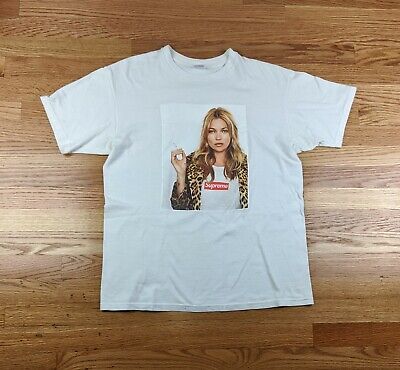 Authentic Supreme Kate Moss Photo Tee Box Logo T Shirt Bogo Travis Scott  Rap Nas | eBay