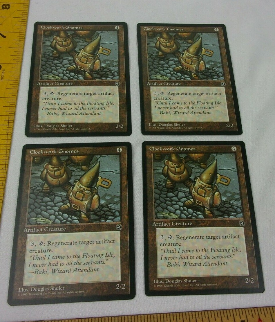 Clockwork Gnomes X4 card lot MTG Magic the Gathering *Cosmicabyss* | eBay