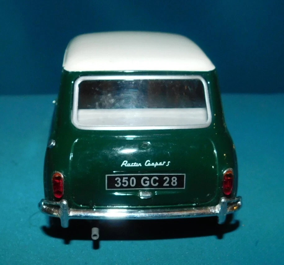 AUSTIN MINI COOPER S 1965 . HACHETTE Ech 1/24 . ETAT DE VITRINE - Photo 4/4