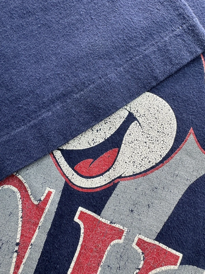 Винтажная мужская футболка Disney большой синий Микки неограниченное количество графический подходит XL - Изображение 3 из 4