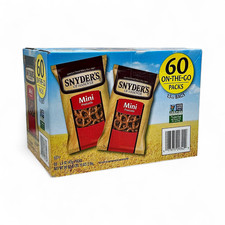 Snyder's of Hanover Mini Pretzels 60 On-The-Go Packs 1.5oz Each
