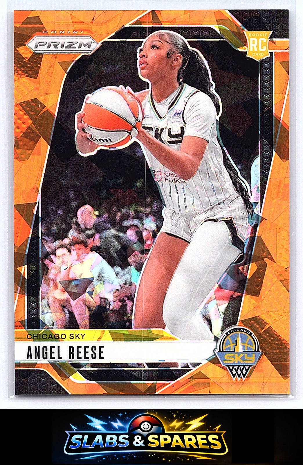 Angel Reese 2024 Panini Prizm WNBA #10 Ice Prizms Rookie