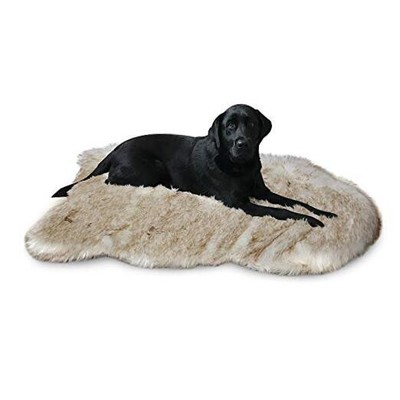 Faux Fur Pet Bed Mat, Thick Luxury Fur Throw Rug, Super Thick Pad with 
