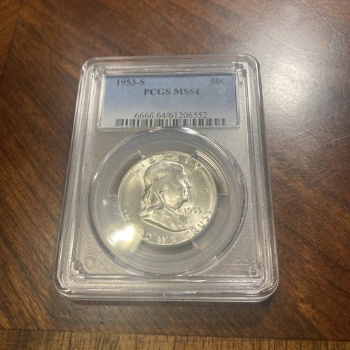 1953-S PCGS MS64 Franklin Half Dollar!