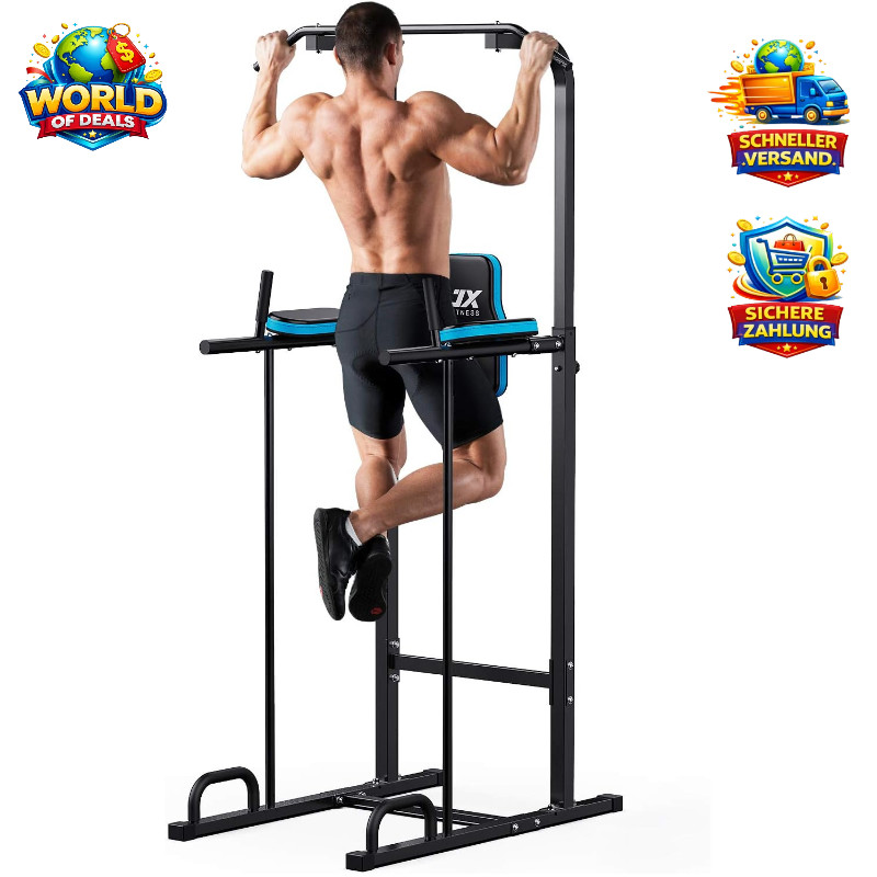Kraftturm Multifunktions Power Tower Dip-Station Fitnessgerät Klimmzugstange
