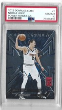2022 Donruss Elite Nikola Jokic Power Formulas #5 PSA 10