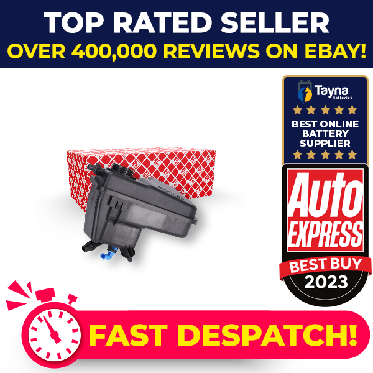 Coolant Expansion Tank 180730 Febi 17137785013 17137800292 Quality Guaranteed