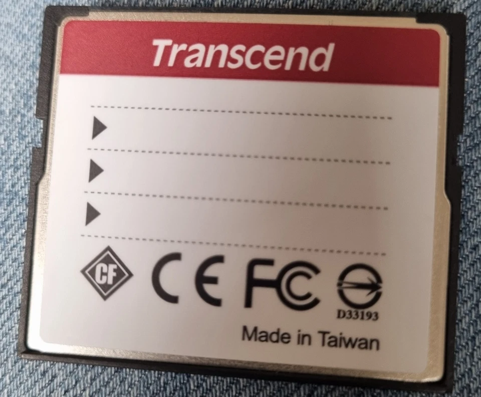 Transcend CompactFlasch 8GB 133X - Bild 2 von 2