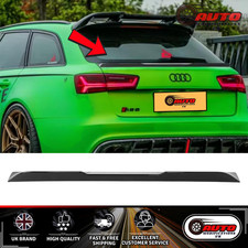 AUDI A6 C7 AVANT ESTATE REAR MID BOOT SPOILER WING 2011-2018 GLOSS BLACK