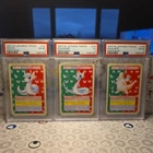 PSA 4 Dragonite 149 Pokemon Topsun Japanese 1997 Green Back (Sequential!!) 3pcs!