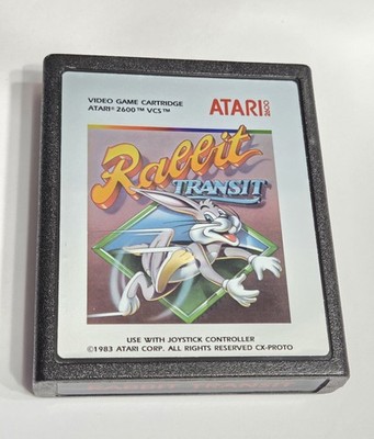 RABBIT TRANSIT Atari 2600 Game cartridge NTSC tested