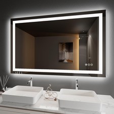 48  x32  LED Bathroom Mirror Vanity Mirror with lights, Horizontal and vertical