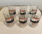 1989 Budweiser Clydesdale  Anheuser-Busch  6pc Beer Glasses — photo 4