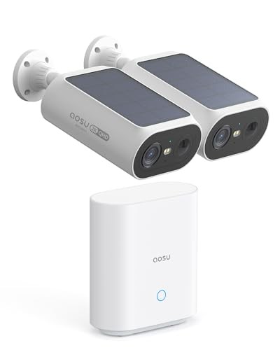 Solar Security Cameras Wireless Outdoor, 2Mins DIY Installation, No 2-Cam Kit - Picture 2 of 7