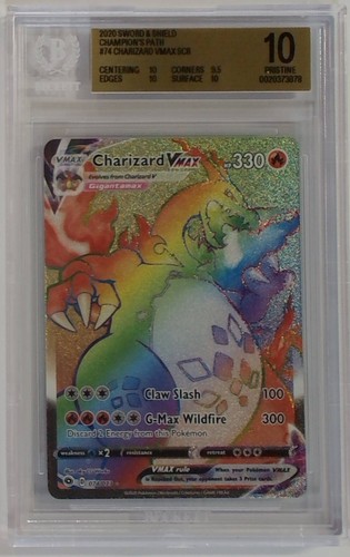 Charizard VMAX graded BGS 10 for sale on eBay