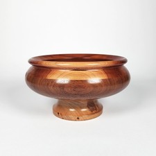 Artisan Hand Turned Bowl Cherry Black Walnut Ambrosia Maple 2008 Signed K Clark