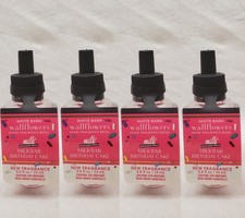 4 Bath  Body Works MILK BAR BIRTHDAY CAKE Wallflower Scented Oil Refill Bulb