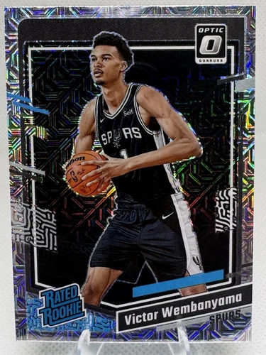 Victor Wembanyama Rated Rookie #225 Choice Mojo 2023-24 Panini Donruss Optic