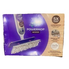NEW OPEN BOX 16 Refills Swiffer Wood Powermop Mopping Pad for Finished Floors
