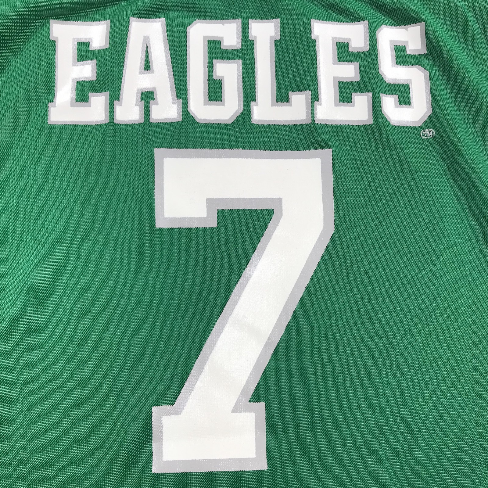 Vintage 80s Philadelphia Eagles Shirt Men M Cunningham Rawlings Kelly Green USA