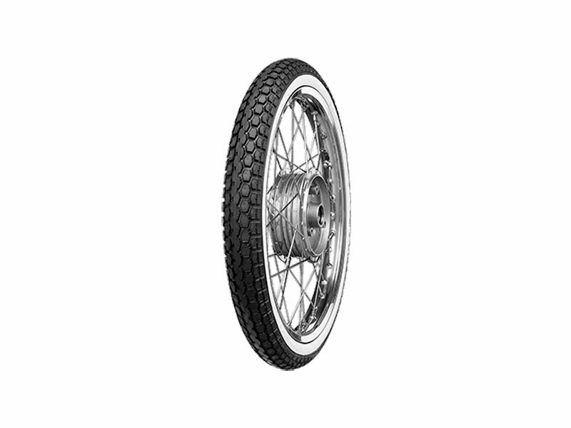 Pneu Continental KKS 10 flancs blancs pour sublimer vos balades en cyclomoteur vintage 19 pouces