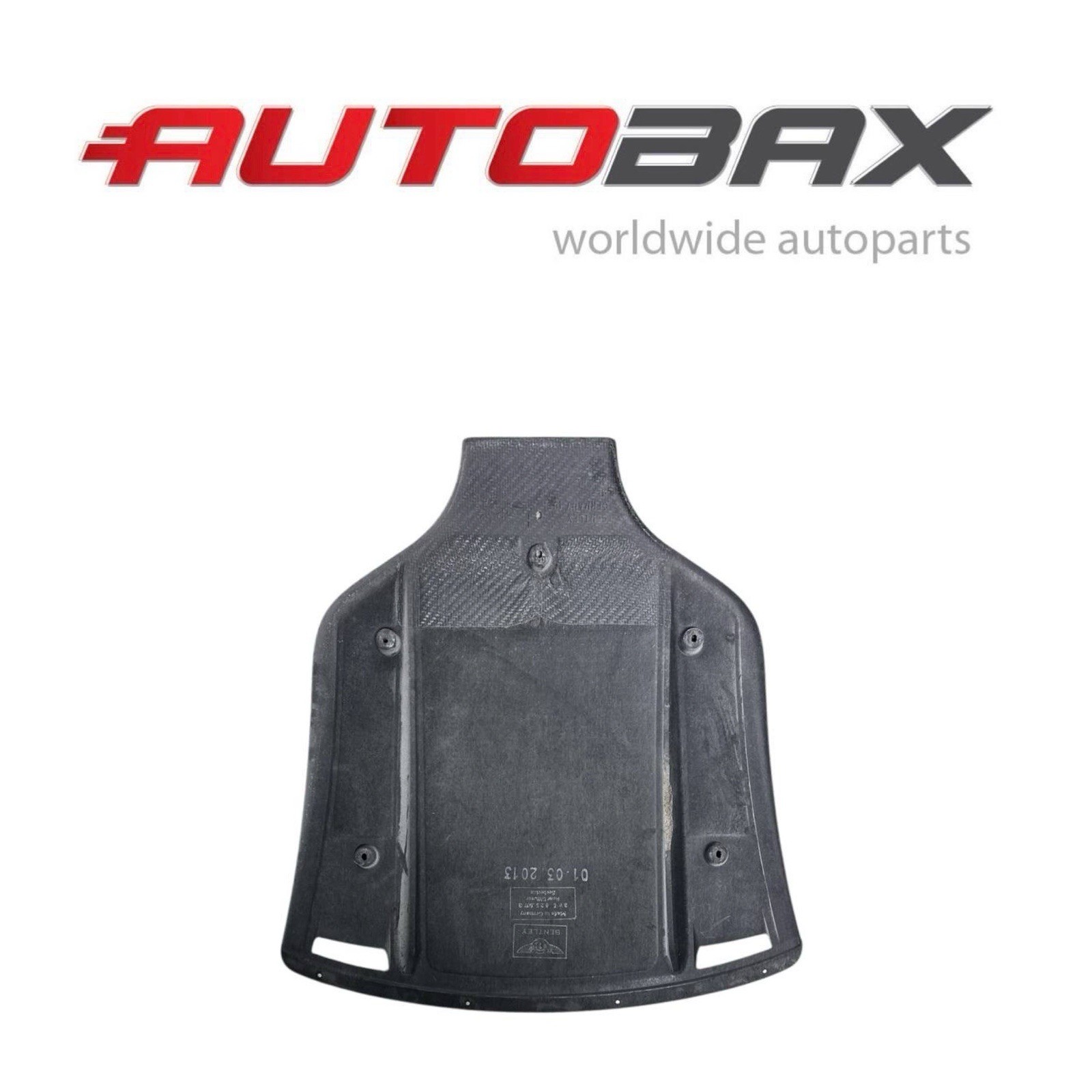 2012 2013 2014 BENTLEY CONTINENTAL GT REAR UNDERBODY SPLASH SHIELD GUARD COVER