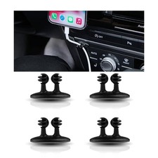 4PCS Car Cable Clips USB Line Clip Holder for Car, Durable 4PCS,