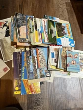 35 Vintage Travel Souvenir Postcard Booklets Loose Cards Photo Books 30s-40s
