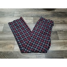 Tommy Hilfiger Plaid Pants Women Size 8 Inseam 30 Rise 10 Y2k 2002