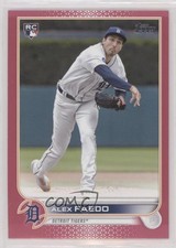 2022 Topps Update Mother's Day Hot Pink 32/50 Alex Faedo #US64 n0c