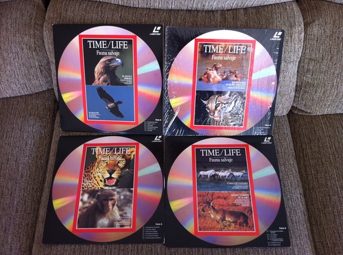 TIME LIFE - FAUNE SAUVAGE - LOT DE 4 LASERDISC LD - TRÈS BON ÉTAT!!!