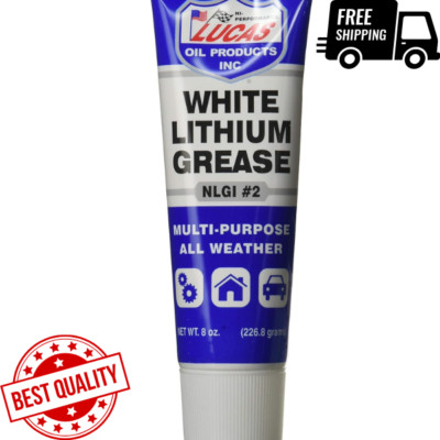 Lucas White Lithium Grease NLGI 2 - 8oz free shipping USA