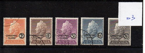 Christmas Is. (03) 1958 - Definitive part set - fine cancels - 第 1/1 張圖片