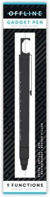 Gadget Pen 6 in 1 | Flaschenöffner | 2 Schraubendreher | Stylus Pen | Kugelschreiber