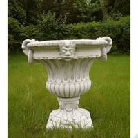 Amphore Pflanztopf Aus Steinguss Bepflanzen Frostfest Blumen Pflanzen PO-545