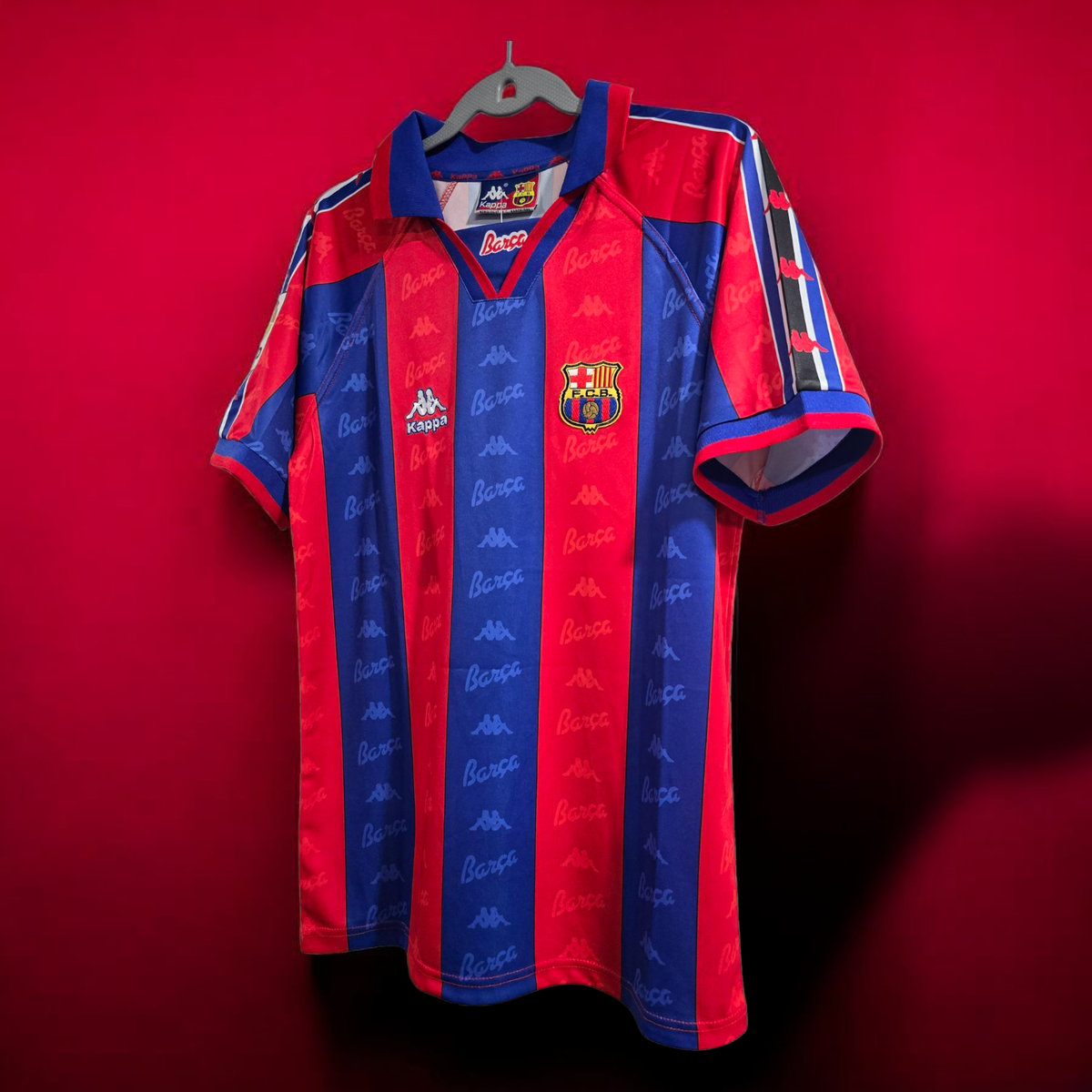 Barcelona Home - 96/97 - Retro - Football Soccer - RONALDO # 9
