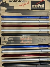 ZÉFAL SOLIBLOC  ALLOY AIR PUMP 465mm (FITS PEUGEOT ) VINTAGE DEALER KIT NOS