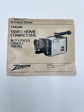 Vintage Zenith Video Movie Compact VHS Camcor...