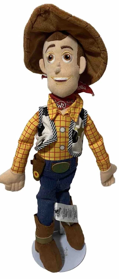 Disney Pixar Toy Story Sheriff Woody Muñeco de Peluche Suave 18” Alto Peluche Completo De Colección Foto 3 de 4