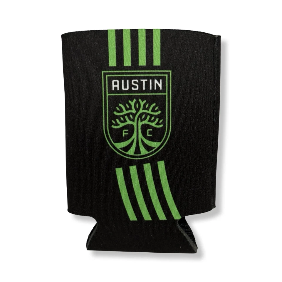 Austin FC Can Cooler Koozies Juego de 4 Nuevos Austin Eastciders Kaddy Foto 3 de 4