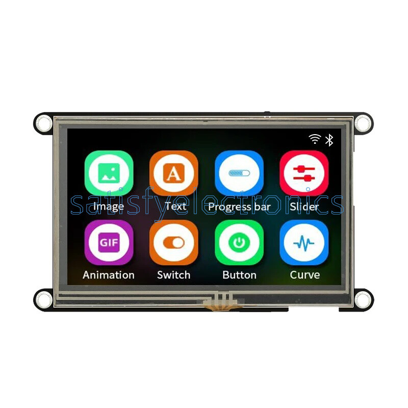 ESP32-S3 8M PSRAM 4M FLASH 4.3-inch IPS LCD display module with WIFI Bluetooth