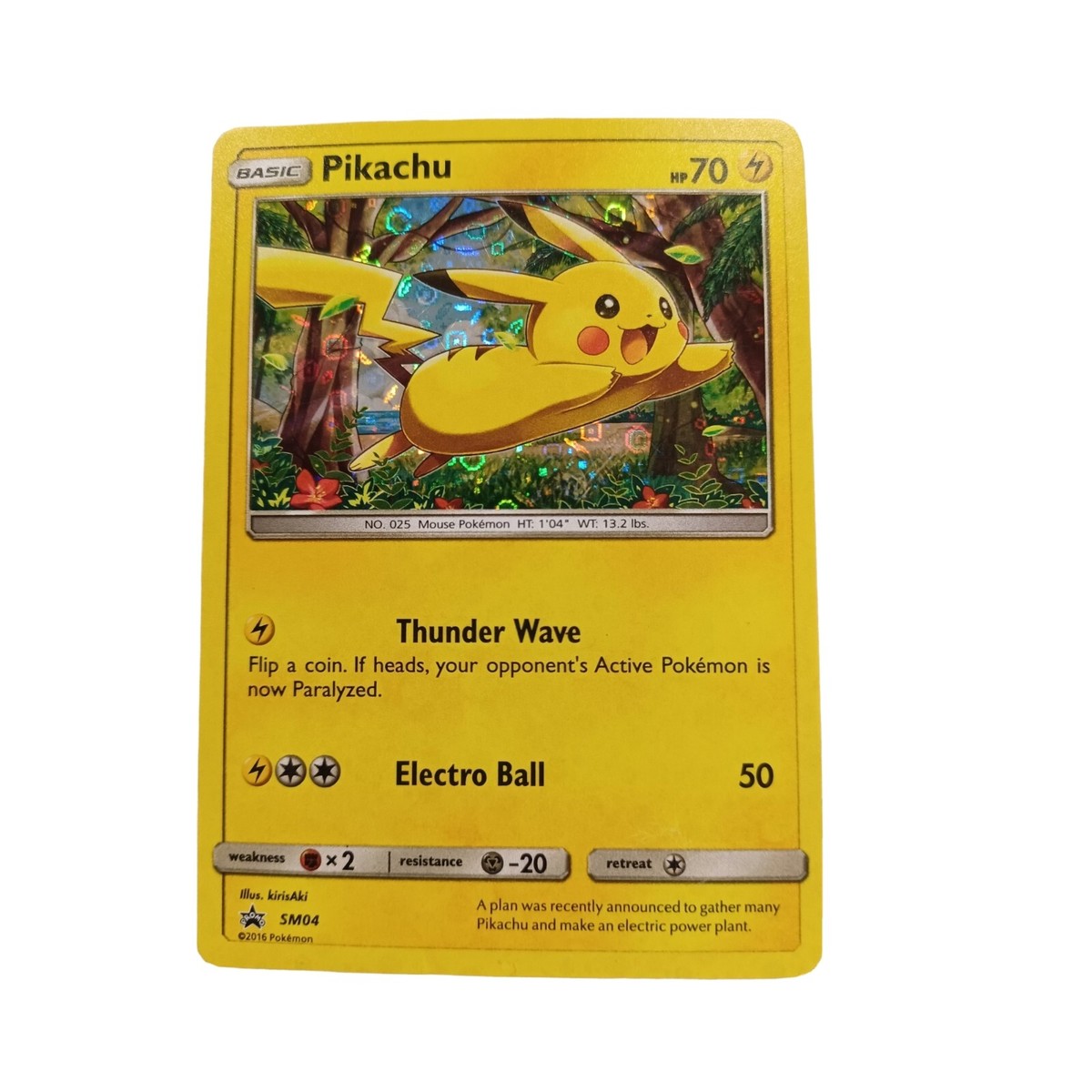 ポケモンカードゲーム Japan-Exclusive 2016 Pikachu Promo Card Promo Pokemon Card Pikachu Poke TV's AD 056 / XY-P Pocket